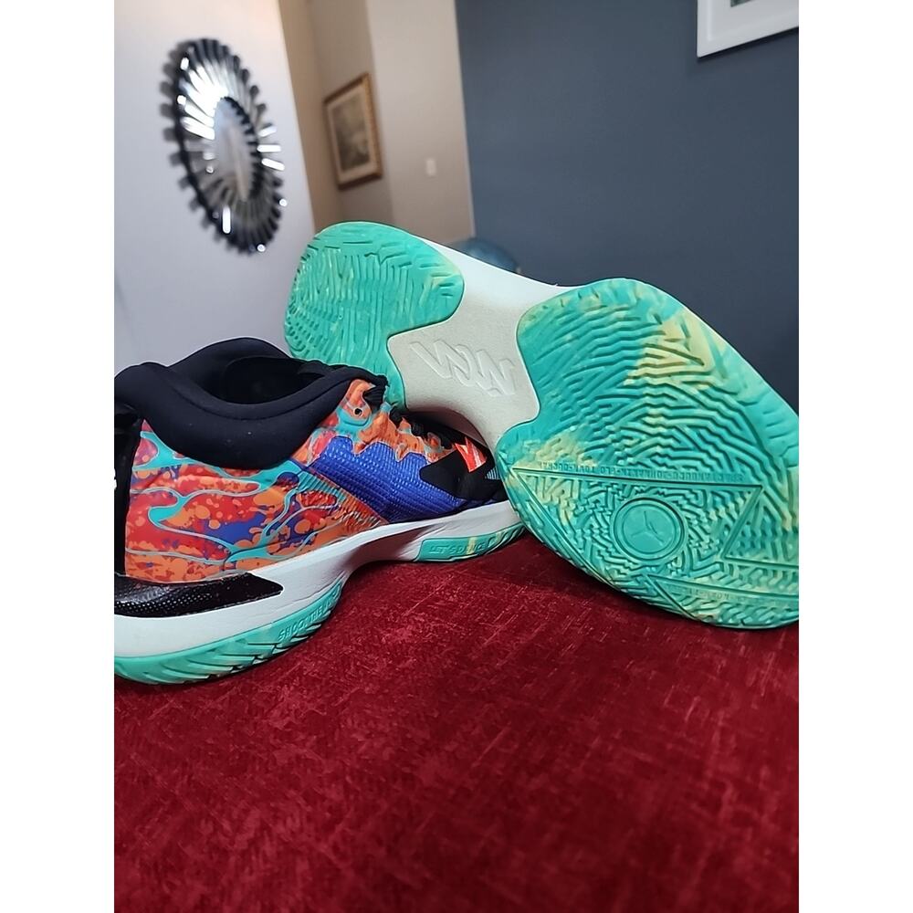 Nike Jordan Zion 1 Project Z Hyper Jade Basketball Sneakers Size 10 DA3130-800 - Picture 6 of 6